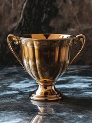 Wall Mural - Gold Trophy on Table