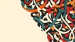 © bvbflo1 - arabic pattern and lot of negative space, banner for Arabic american Heritage Month