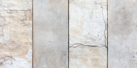 Canvas Print - Beige stone wall texture, outdoor background