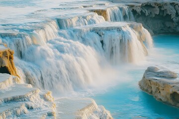 Wall Mural - Breathtaking Waterfall Landscape