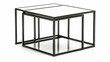 © studio - Modern Black Metal and Glass Nest of Tables - 3D Render Illustration