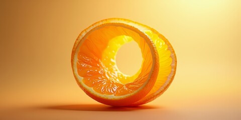 Wall Mural - A vibrant citrus fruit, rich in vitamin C, with a sweet and tangy flavor