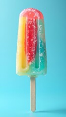 Wall Mural - A colorful frozen treat on a stick