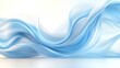 © Lemdah - Abstract blue flowing fabric waves.
