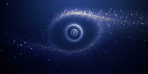 Wall Mural - sparkling, swirling design. ai.