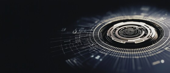 futuristic tech background abstract digital interface design