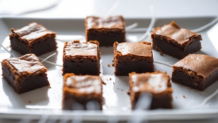 close up of chocolate pieces