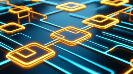 Network data flow, digital connection