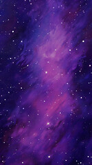 Wall Mural - Digital purple night sky shooting stars abstract art design graphic poster background