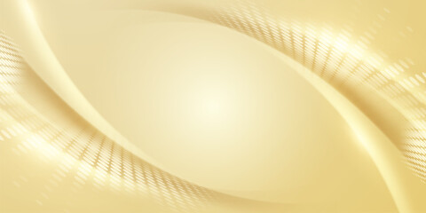 Wall Mural - golden background design with luxurious effect elements vector illustration