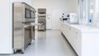 © Maggi - Modern and Sleek Commercial Kitchen with Stainless Steel Appliances and Equipment