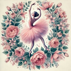 Sticker - Ballet Bloom of ballet