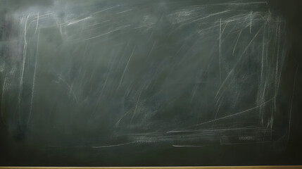 Leinwandbilder - Chalkboard Background for Educational or Creative Presentations   Empty Vintage Style Blackboard Texture with Room for Text or Drawings