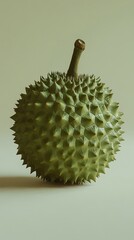 Durian Fruit  Spiky Tropical Green Exotic Asian Food