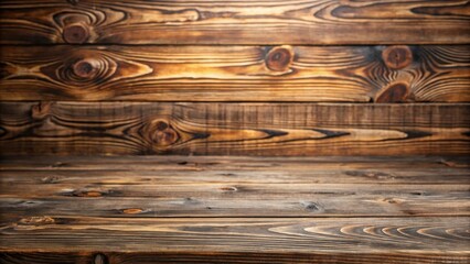 Poster - Rustic Wooden Background with a Foreground Planks Surface for Product Display