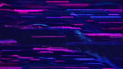 Fototapete - Abstract digital glitch art.  Possible use  Modern art, design inspiration