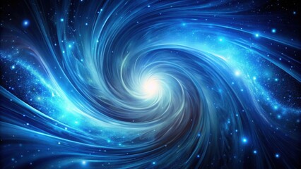 Aufkleber - A celestial swirl of light and energy, captivating the universe with its hypnotic dance of cosmic dust and radiant stars.