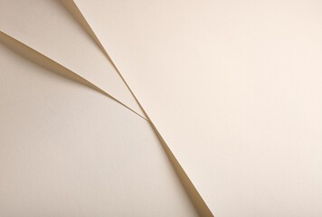 Aufkleber - A cream-white paper background with a soft, smooth texture and a refined matte finish. Its subtle beige tones create a classic and sophisticated look, with an understated elegance. The monochrome
