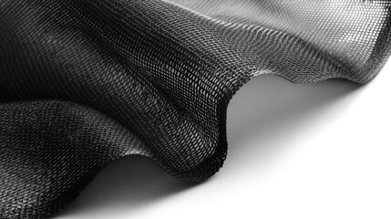 Texture for Note or Notebook - Black Sheet Paper: Texture for note or notebook, black sheet paper with white mesh pattern.