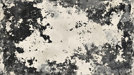 Aufkleber - Dramatic Grungy Ink Splatter Texture Abstract Background