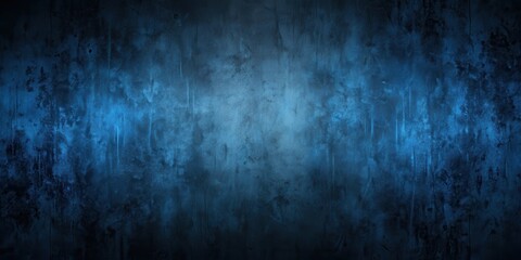 Aufkleber - Abstract Blue Grunge Texture With Dark Faded Edges, Ideal For Background Design And Graphic Arts Projects