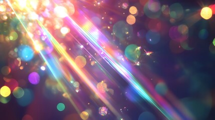 Leinwandbilder - Mesmerizing Cosmic Glow   Vibrant Celestial Lights Dance in Dreamlike Ethereal Realm Illuminating an Otherworldly Interstellar Landscape of Imagination and Fantasy