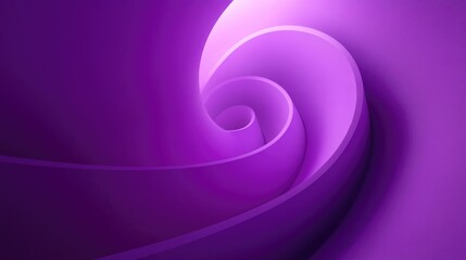 Poster - Digital artwork featuring a vibrant purple spiral on a textured background. Abstract design perfect for modern wall decoration.