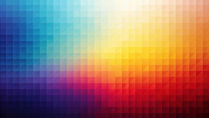 Aufkleber - Abstract Geometric Background With A Gradient Of Blue, Purple, Red, Orange, Yellow, And White Colors