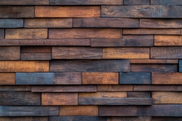 Aufkleber - Elegant Wooden Wall Featuring Intricate Brown and Black Patterns Enhancing Rustic Ambiance Invoking Warmth and Natural Beauty in Interior Design