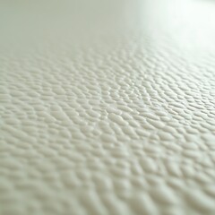 Canvas Print - Close-up of textured white leather surface showcasing intricate patterns