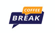 © Arab - Coffee break - Banner poster or tag set for shop icon. vector design element.