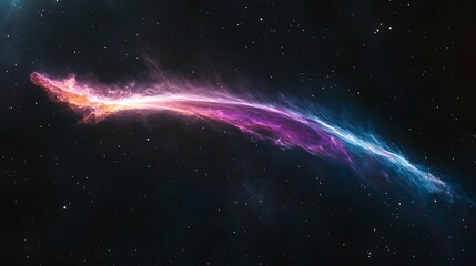Aufkleber - Captivating cosmic phenomenon with vibrant swirls of energy and light showcasing the boundless wonder and mystery of the universe