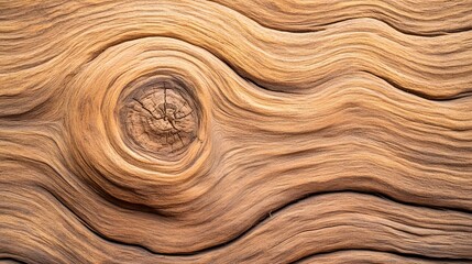 Wall Mural - Detailed Close-up of Warm and Naturally Stunning Cedar Wood Texture with Prominent Knots and Fine