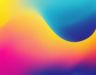 Wall Mural - abstract colorful pink yellow blue gradient background