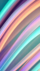 Wall Mural - A soft pastel-colored light leak, flowing smoothly with organic light streaks. effect would appeal to beauty brands, wellness content, and any footage requiring a calming or dreamy aesthetic
