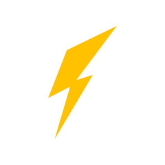 Wall Mural - yellow lightning bolt element