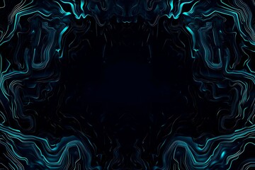 abstract close-up of a glowing blue digital circuit board, showcasing intricate connections and tech