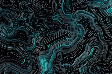 abstract close-up of a glowing blue digital circuit board, showcasing intricate connections and tech