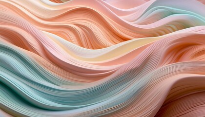 Wall Mural - abstract background with waves