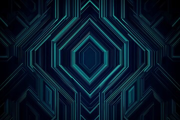 abstract close-up of a glowing blue digital circuit board, showcasing intricate connections and tech