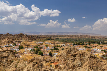 Wall Mural - Guadix caves houses (Cuevas de Guadix), Guadix, Province of Granada, Andalusia, Spain