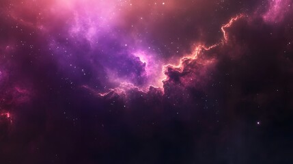 Aufkleber - Dramatic cosmic nebula explosion in deep space with vibrant glowing energy showcasing the power and mystery of the universe