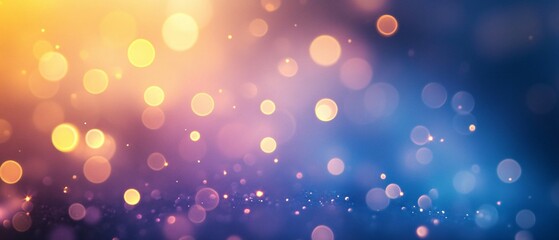 Wall Mural - Abstract Background With Colorful Bokeh Lights And Sparkle