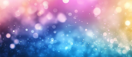 Wall Mural - Abstract Colorful Bokeh Background With Lights