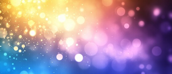 Wall Mural - Abstract Colorful Bokeh Background with Sparkling Lights