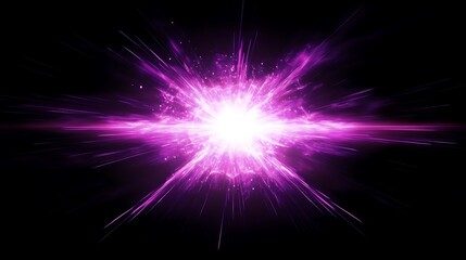 purple burst effect on black for abstract background use