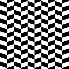 Wall Mural - geometric seamless pattern. repeated abstract black geometry patern on white background. simple diag