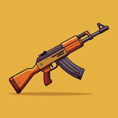 Wall Mural - gun vector