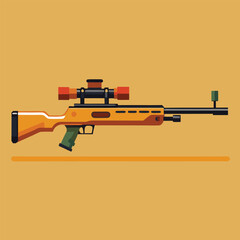 Wall Mural - gun vector