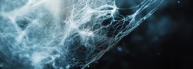 Spider web close up texture composition background